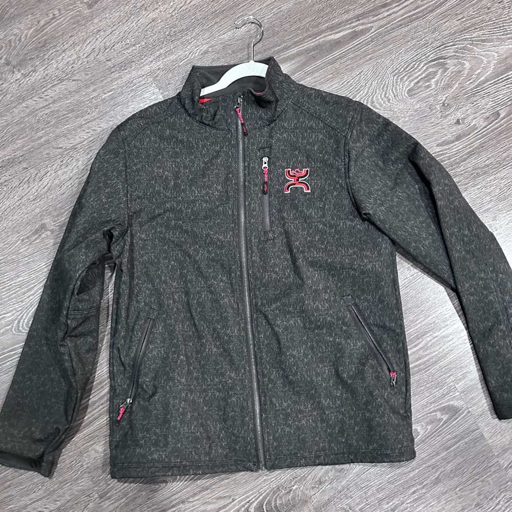 Hooey Men's Black Jacket with red Accents